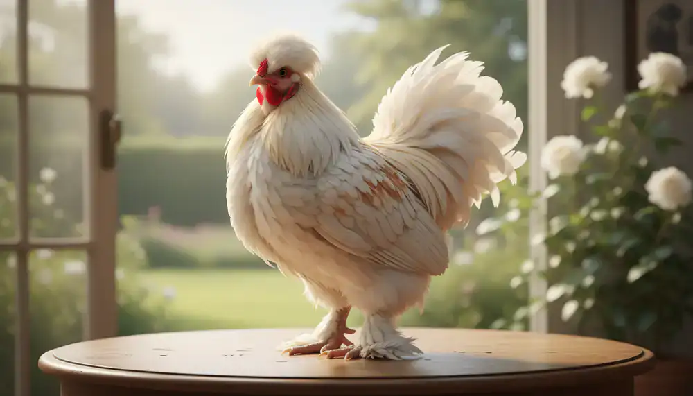 Magnifique poule d'ornement